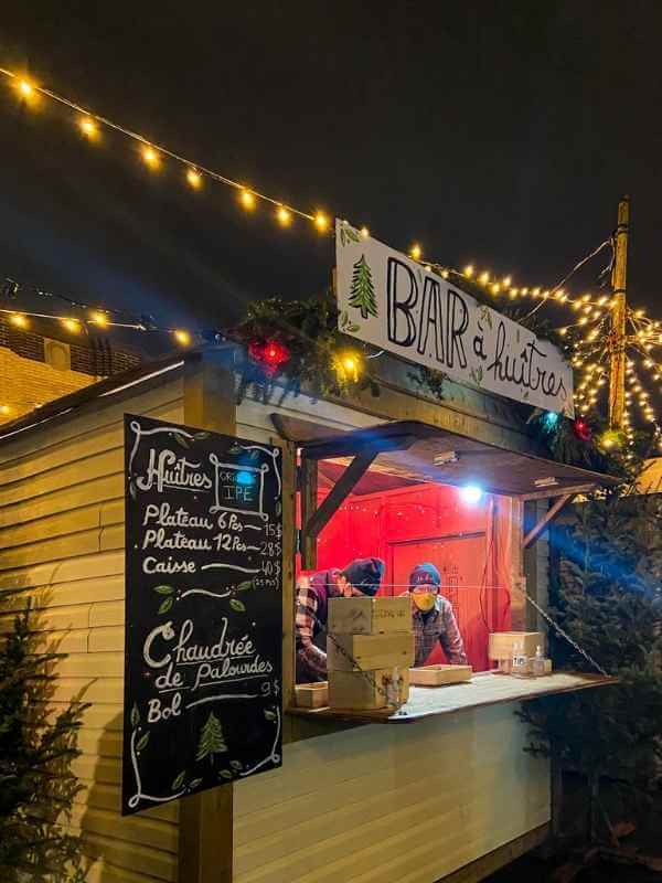 Village de Noël au marché Atwater dans le Sud-Ouest à Montréal