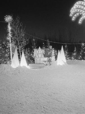 Festival de Noël au Parc Angrignon. Ville LaSalle (1977)