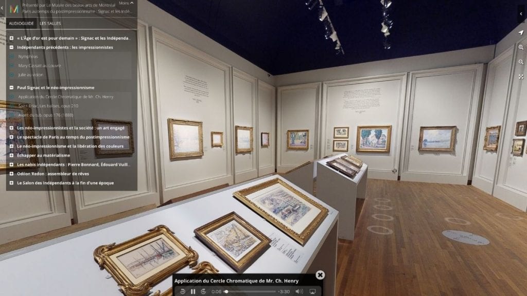 Visite virtuelle de l’exposition Paris au temps du postimpressionnisme : Signac et les Indépendants, présentée au Musée des beaux-arts de Montréal (MBAM) en 2020