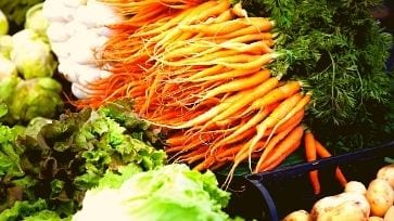 Légumes frais au marché
