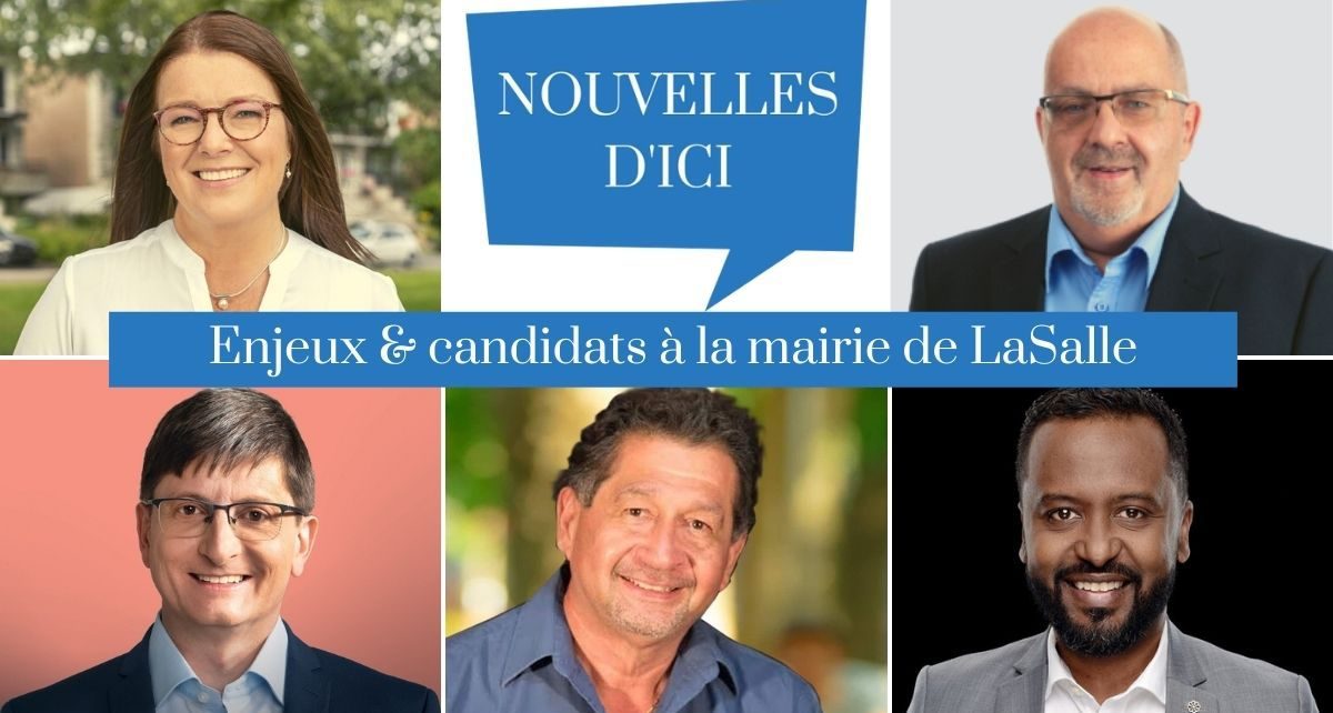Municipales 2021 : les 5 candidats à la mairie de LaSalle sur les enjeux.