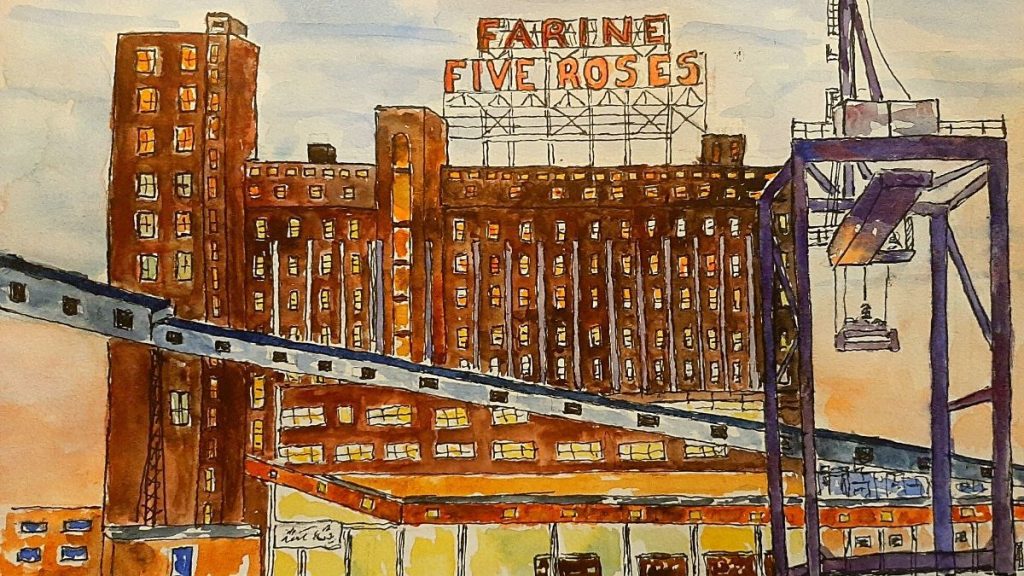 L'usine de Farine Five Roses