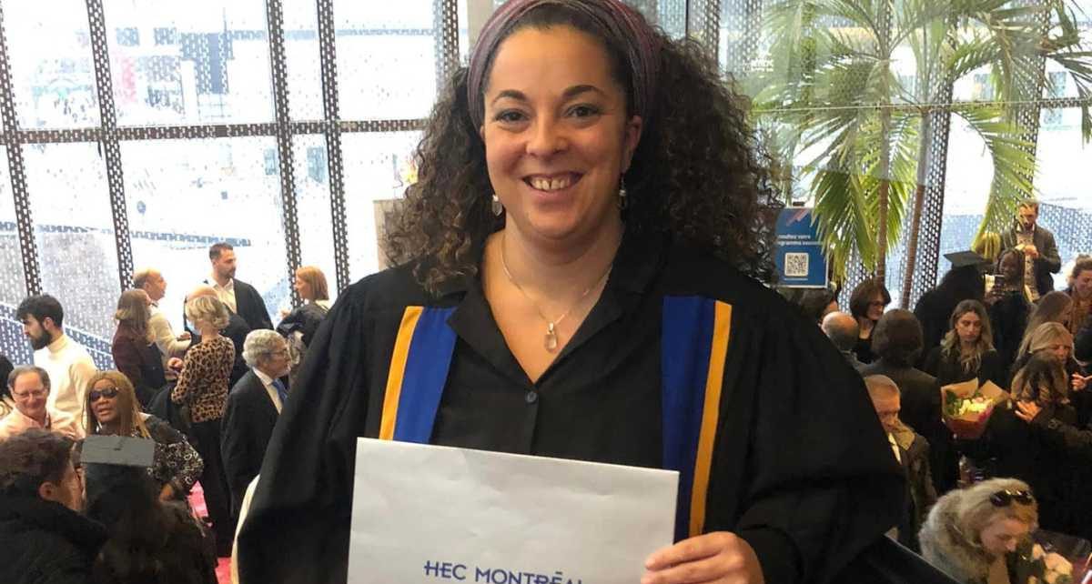 Céline-Audrey Beauregard, élue, enseignante et diplômée d'une maîtrise de HEC Montréal