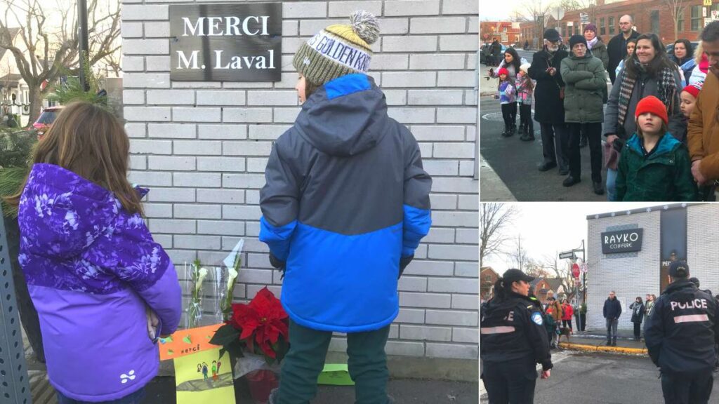 Dernier hommage à la mémoire de Laval Parent le 15 décembre 2023 à LaSalle