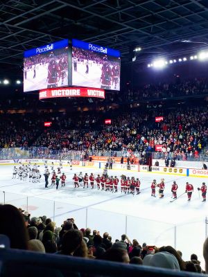 Montréal-Ottawa à la Place Bell à Laval en hockey féminin professionnel (27 janvier 2024) - Crédit photo : Carlo Primerano