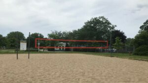 Terrain de volleyball de plage de Verdun
